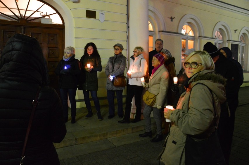 Protest pod Sądem Rejonowym w Oświęcimiu