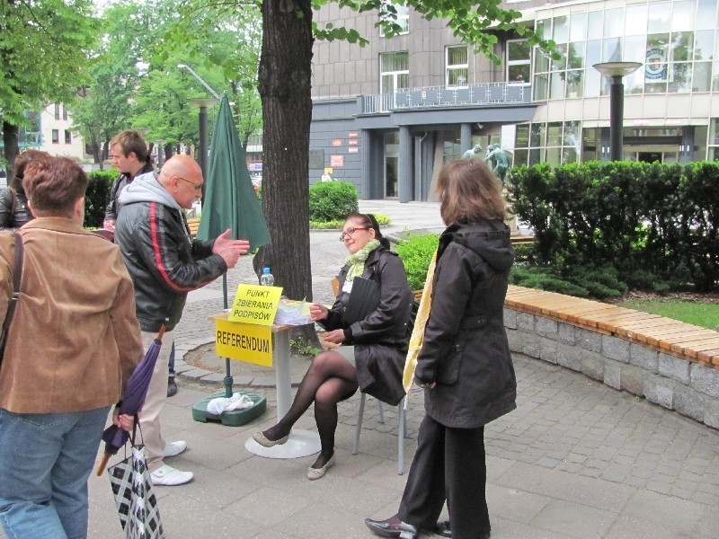 Referendum w Gliwicach: Zbieranie podpisów trwa [ZDJĘCIA]