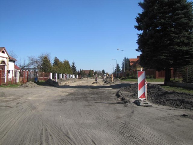Trwa budowa ulicy Kosynierów w Białej Podlaskiej.