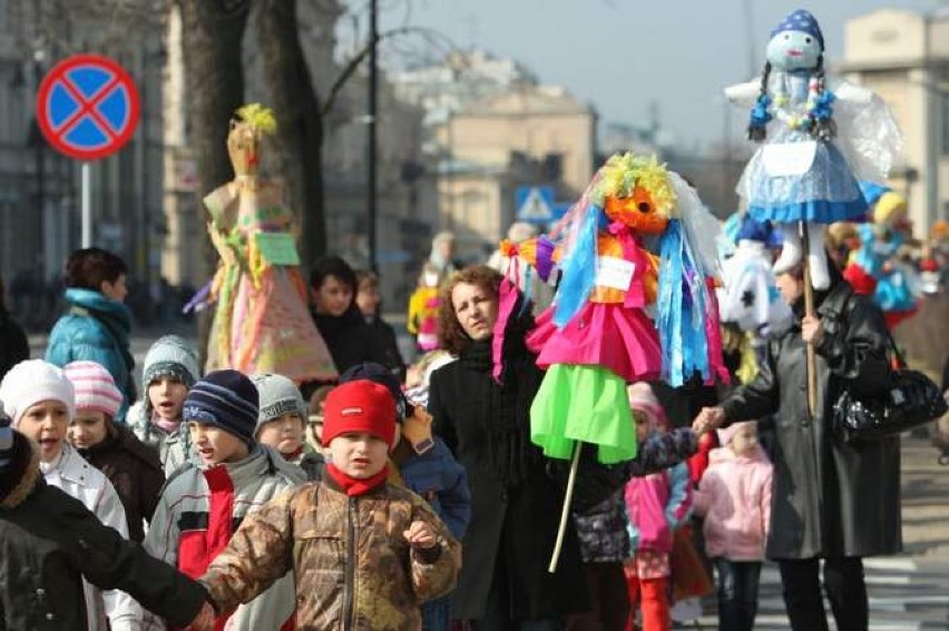 Pierwszy dzień wiosny w Lublinie: Dzieci przywitały wiosnę