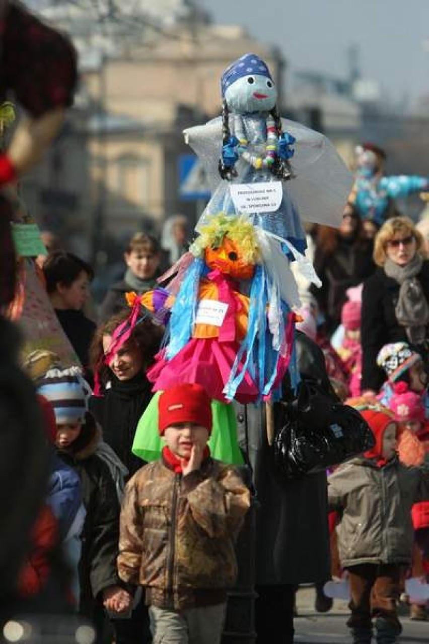Pierwszy dzień wiosny w Lublinie: Dzieci przywitały wiosnę