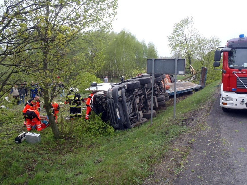 Śmiertelny wypadek w Gierłatowie.