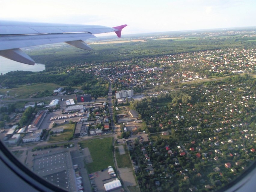 Z lotu ptaka. Podniebny lot z Poznań - Ławica do Sandefjord -Torp (Oslo-Torp)  [ZDJĘCIA]                     