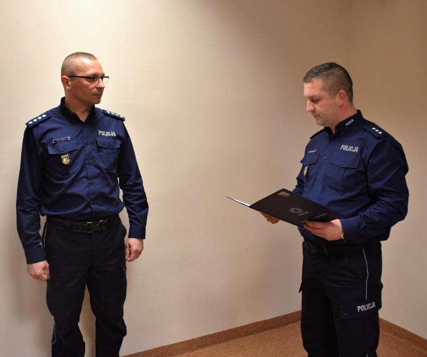 Nowym komendantem posterunku policji w Lubsku mianowano...