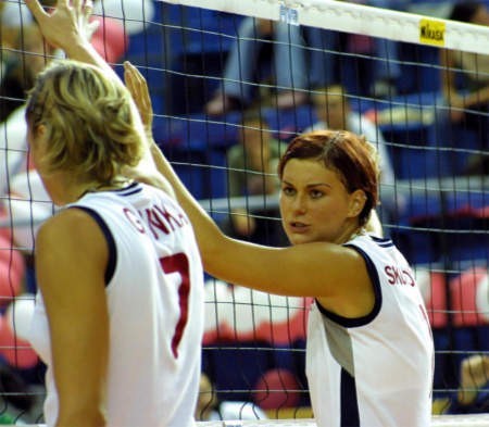 Katarzyna Skowrońska (z prawej) i Małgorzata Glinka zagrały w Seulu zdecydowanie poniżej swoich możliwości. - Fot. P.Jasiczek