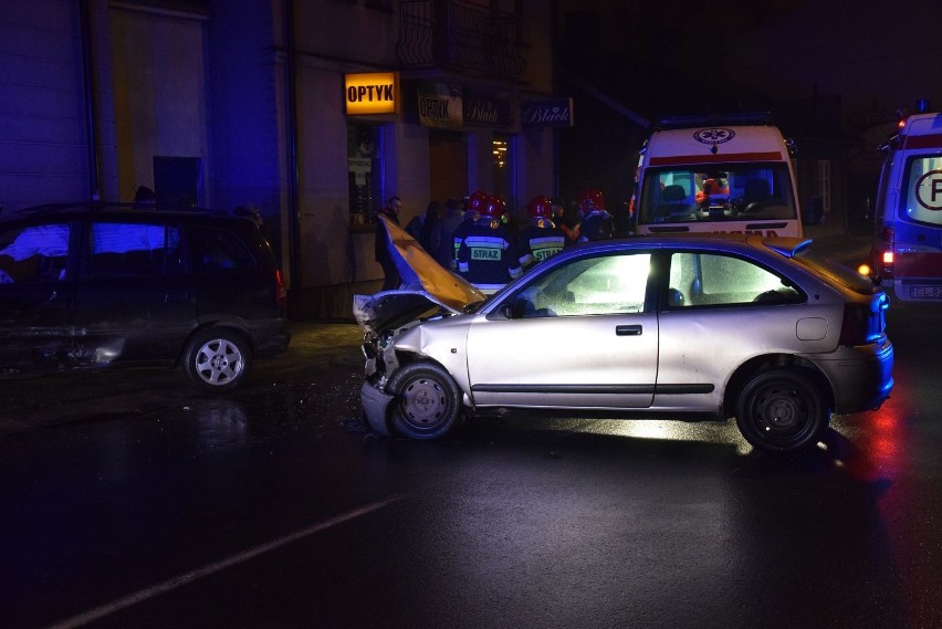 Wypadek na ulicy Jagiellońskiej w Skierniewicach – zderzył...