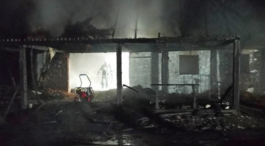Tragiczny pożar w Myszkowie. Zginęło dwóch przedsiębiorców