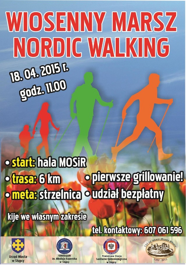 I Wiosenny Marsz Nordic Walking w Słupcy