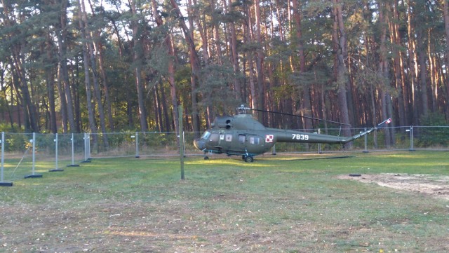 Helikopter w Parku Leśnym. Tak ma wyglądać park militarny