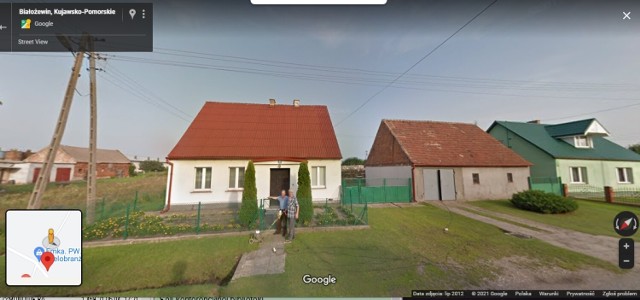 Wsie w gminie Żnin w oku kamery Google Street View.