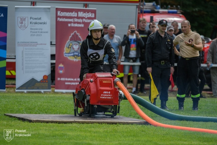 Powiatowe Zawody Sportowo-Pożarnicze odbyły się na stadionie...