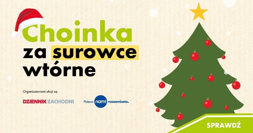Wymarzone święta z choinką za surowce wtórne: 21 grudnia w Ruda Śląska Plaza