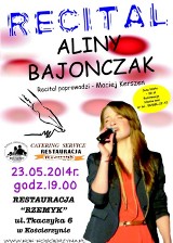 Restauracja Rzemyk. Recital Aliny Bajonczak w Kościerzynie