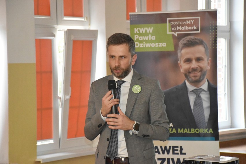 Kampania przed wyborami samorządowymi 2024 w Malborku