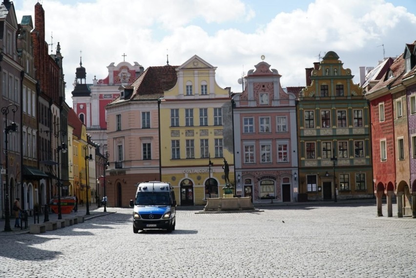 Tak wyglądał Poznań w czasie pierwszego lockdownu w...