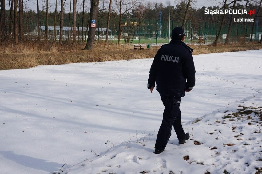 Lubliniec: Policja kontroluje zbiorniki. Mogą one stanowić teraz śmiertelne niebezpieczeństwo