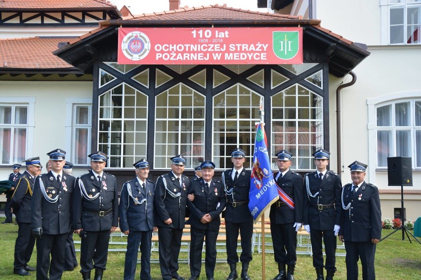 Z okazji 110-lecia Ochotniczej Straży Pożarnej w Medyce,...