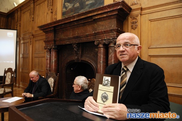 Marek Nienałtowski na promocji swojej książki