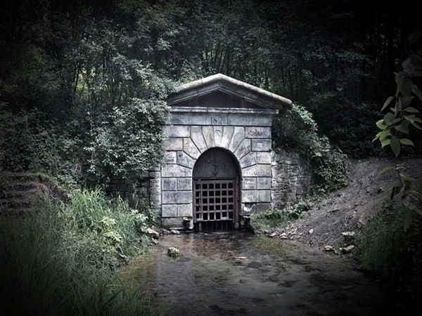 Szymon Balzam zrobił zdjęcie ujścia sztolni Czarnego Pstrąga w Tarnowskich Górach.