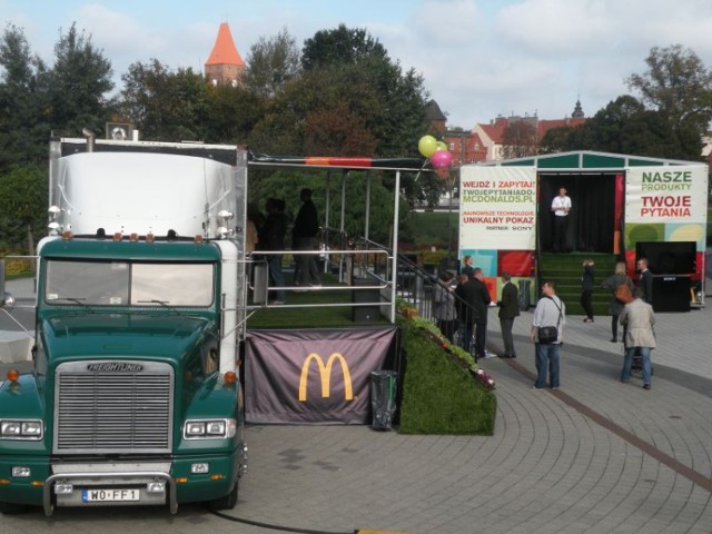 Multimedialna ekspozycja McDonald’s w Lubinie