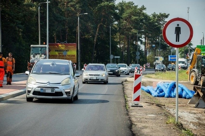 Utrudnienia na drodze wojewódzkiej 223 Bydgoszcz - Białe...