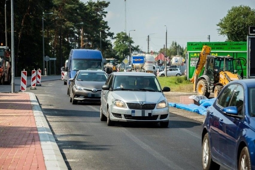 Utrudnienia na drodze wojewódzkiej 223 Bydgoszcz - Białe...