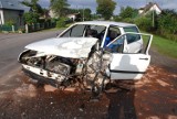 Powiat bytowski: Niebezpieczny wypadek w Jezierzu (ZDJĘCIA)