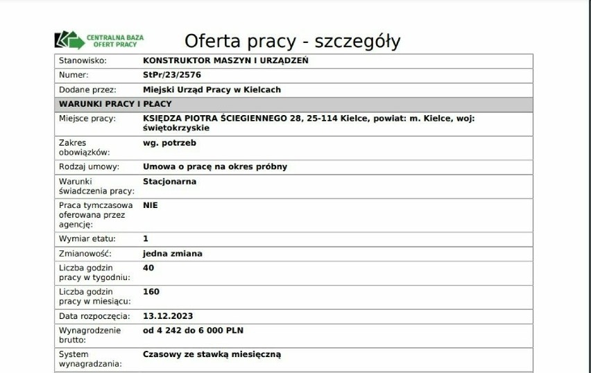 Oto najnowsze oferty pracy w Kielcach. Gdzie rekrutują? Ile można zarobić? 