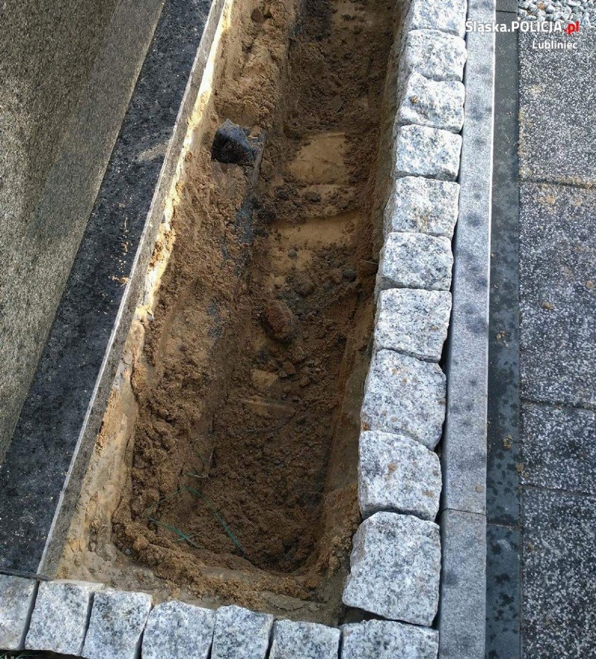 Lubliniec: Granat znaleziony na cmentarzu, ewakuowano odwiedzających groby
