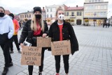 Strajk kobiet w Żywcu. Mieszkańcy protestowali przeciwko decyzji TK. Zobaczcie ZDJĘCIA