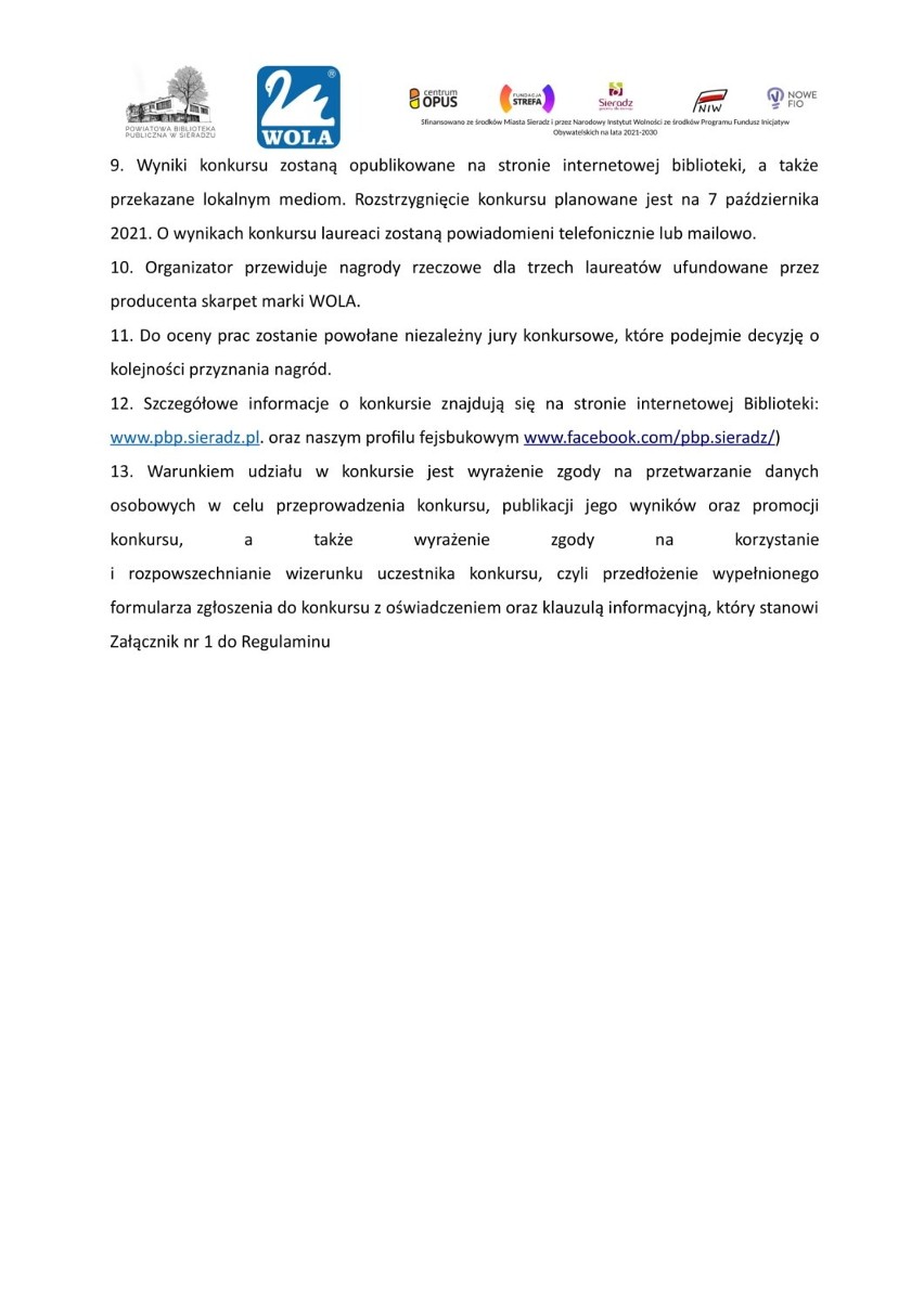 Skarpetki nie od parady. Konkurs plastyczny PBP w Sieradzu. Jakie zadanie czeka uczestników? REGULAMIN