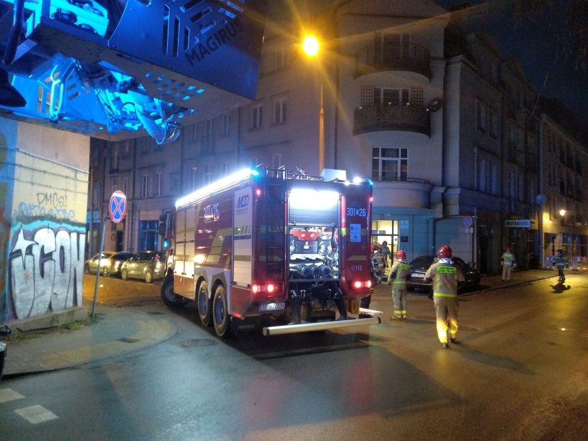 Akcja straży pożarnej w Kielcach. Co się stało w centrum miasta? Zobacz zdjęcia