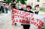 Lokatorzy kamienicy na Niegolewskich protestują przeciwko nowemu właścicielowi