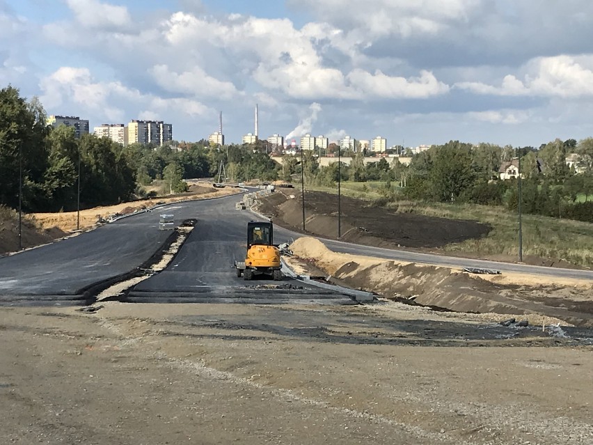 Droga Śródmiejska w Rybniku stan na 6.10.2019