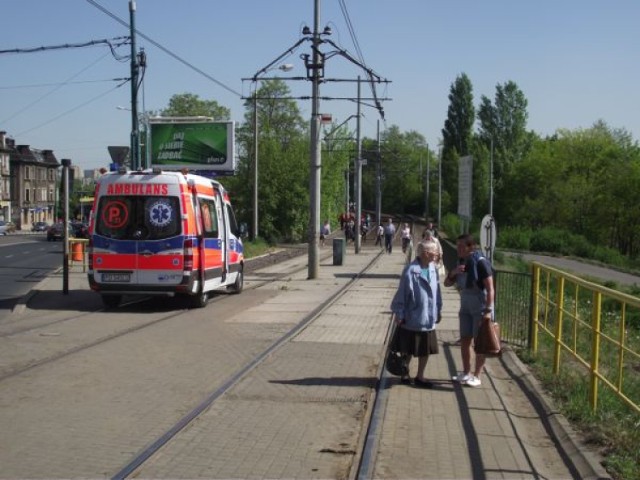 Po zderzenia tramwajów linii nr 14 i 26 został wstrzymany ruch ...