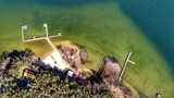 Wygląda pięknie! Niesłysz – największe jezioro na Pojezierzu Łagowskim – sfotografował z lotu ptaka za pomocą drona Grzegorz Walkowski
