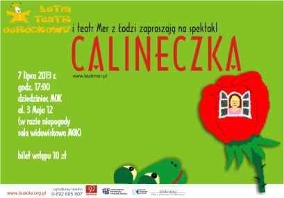 W niedzielę 7 lipca Letni Teatr Ogródkowy w Piotrkowie pokaże "Calineczkę"
