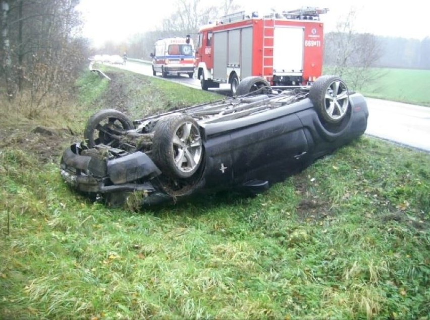Wypadek na trasie Dolnik - Skórka