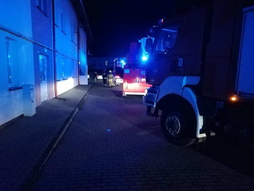 Nowy Dwór Gdański. Strażacy otrzymali wezwanie i sprawdzali zagrożenie na ul. Kościuszki