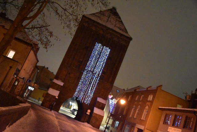 Świąteczne iluminacje w centrum Sławna