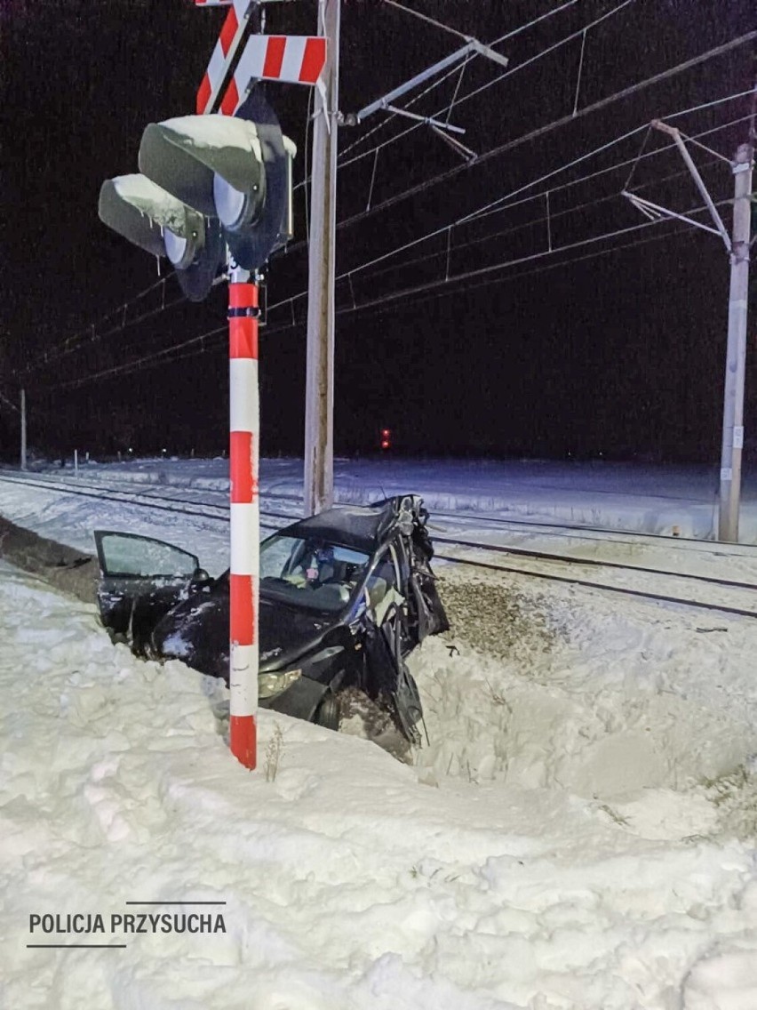 Mazowsze. Matka i córka zginęły na przejeździe kolejowym. Policja szuka świadków tragicznego wypadku