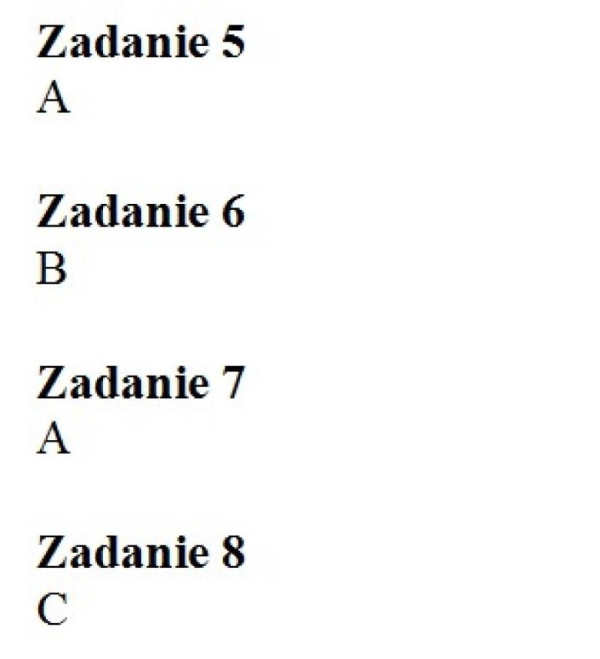 Odpowiedzi egzamin gimnazjalny 2015 matematyka