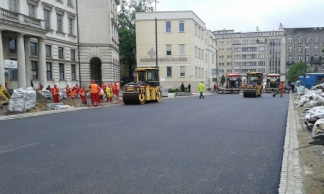 Remont ulicy Świętokrzyskiej