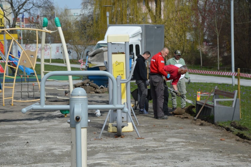 Plac zabaw na Plantach w Goleniowie zamknięty. Pojawią się krokusy