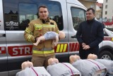 Miasto kupiło dla JRS OSP z Głogowa dwa zestawy fantomów. Strażacy będą edukować dzieci, jak udzielać pierwszej pomocy