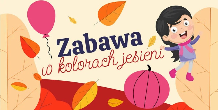 Zabawę w kolorach jesieni w sali widowiskowej Rzeszowskiego Domu Kultury filia Wilkowyja
