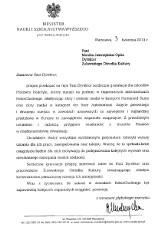 Robotycy z Nowego Dworu Gdańskiego otrzymali list od Barbary Kudryckiej, minister nauki