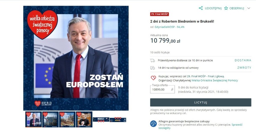 Wylicytuj 2 dni z Biedroniem w Brukseli!

Dzięki Europosłowi...