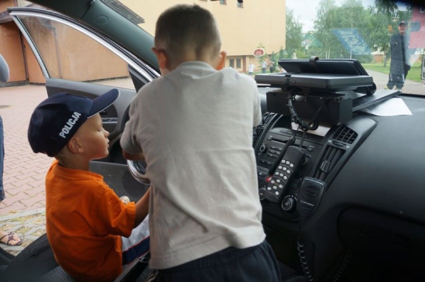 Podczas półkoloni dzieci mogły zasiąć za kierownicą...