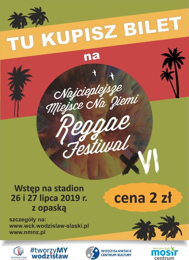 Dwudniowy reggae festiwal odbędzie się w dniach 26 i 27 lipca 2019r.